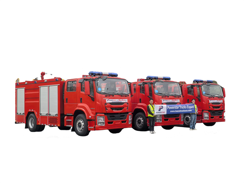 isuzu 4000 liters foam fire fighting truck