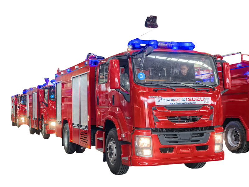 isuzu 4000 liters foam fire fighting truck