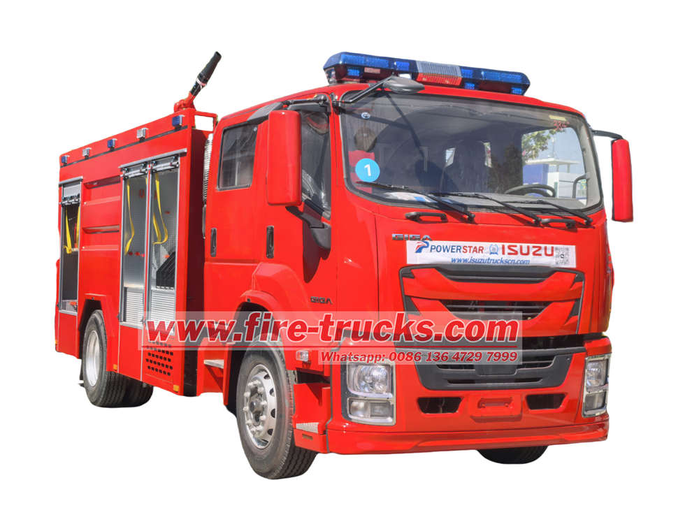 isuzu 4000 liters foam fire fighting truck