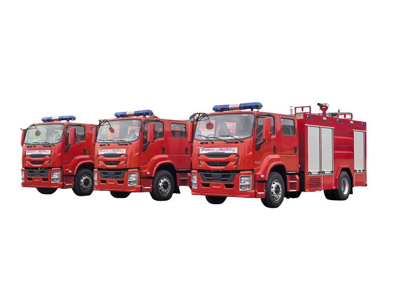 isuzu 4000 liters foam fire fighting truck