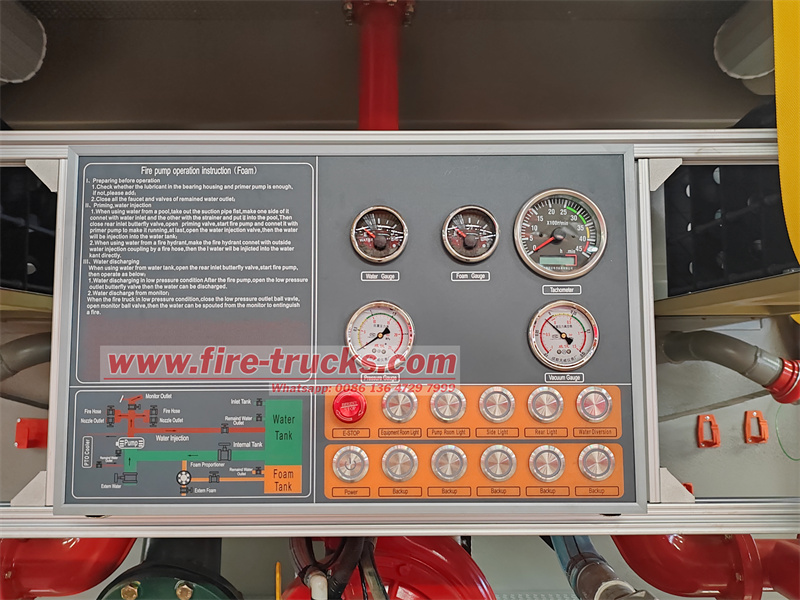 Isuzu FTR GIGA dry powder fire fighting truck