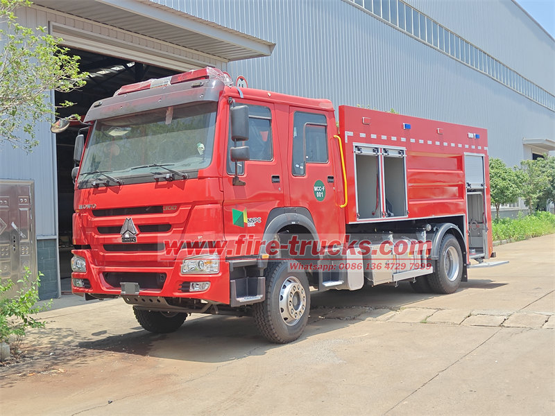 SINOTRUK HOWO pumper fire truck SINOTRUK HOWO pumper fire truck