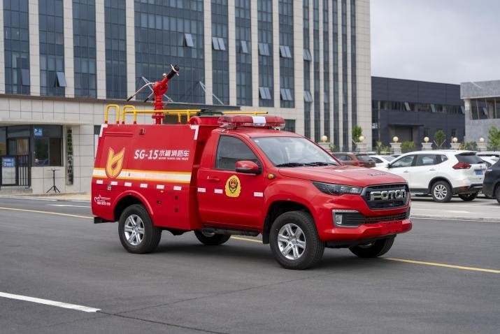 drawing of FOTON RIV equipped fire pickup drawing of FOTON RIV equipped fire pickup