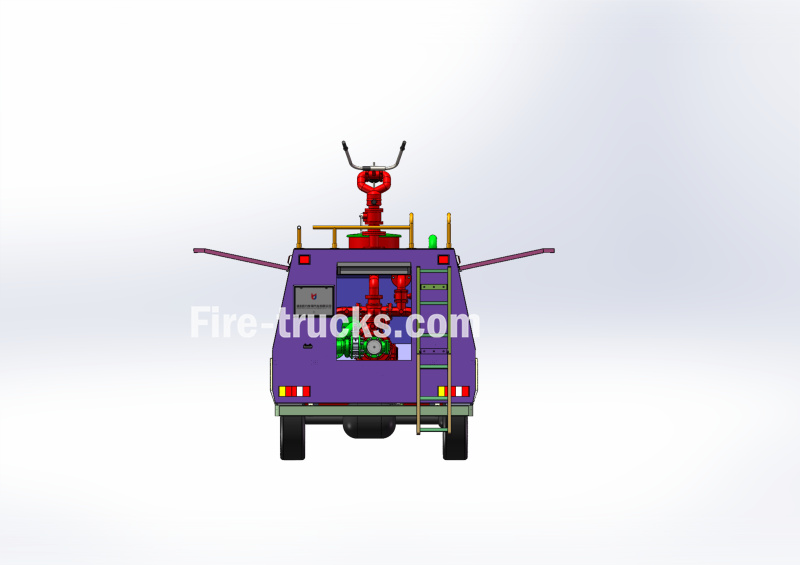 FOTON 1500L Fire Pickup RIV design drawing