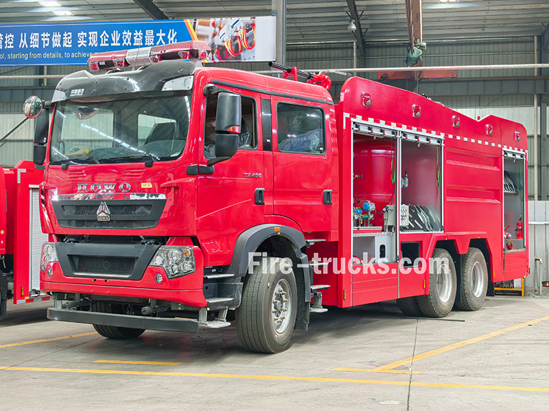 HOWO TX water dry powder fire truck HOWO TX water dry powder fire truck