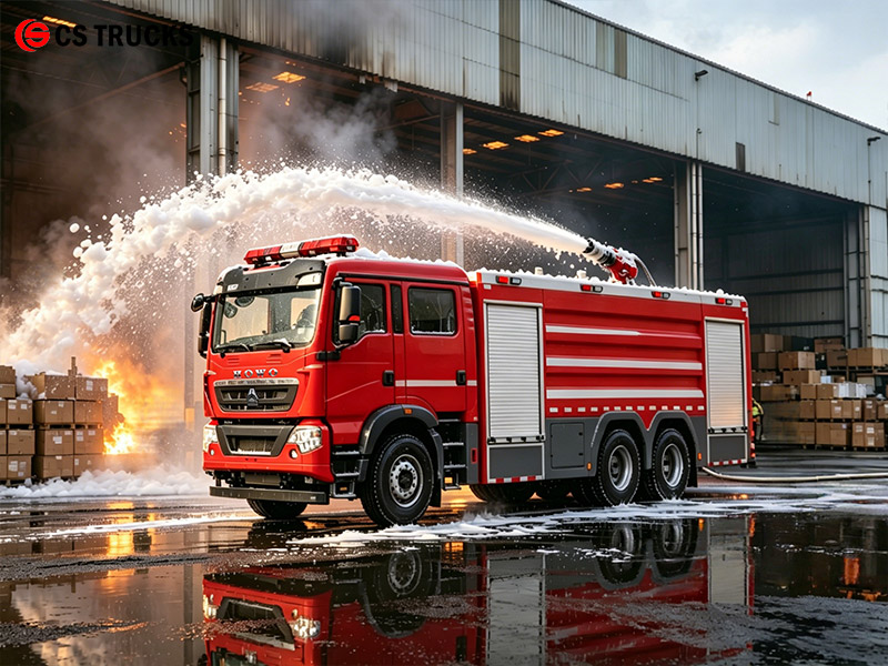HOWO 6x4 460 hp 35000 kg rescue foam fire appliance tender truck HOWO 6x4 460 hp 35000 kg rescue foam fire appliance tender truck
