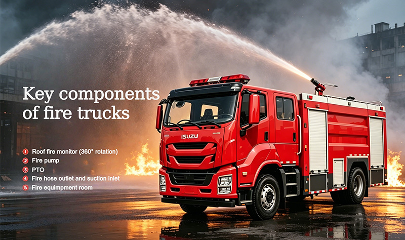 ISUZU 4x2 wildland fire water tender ISUZU 4x2 wildland fire water tender