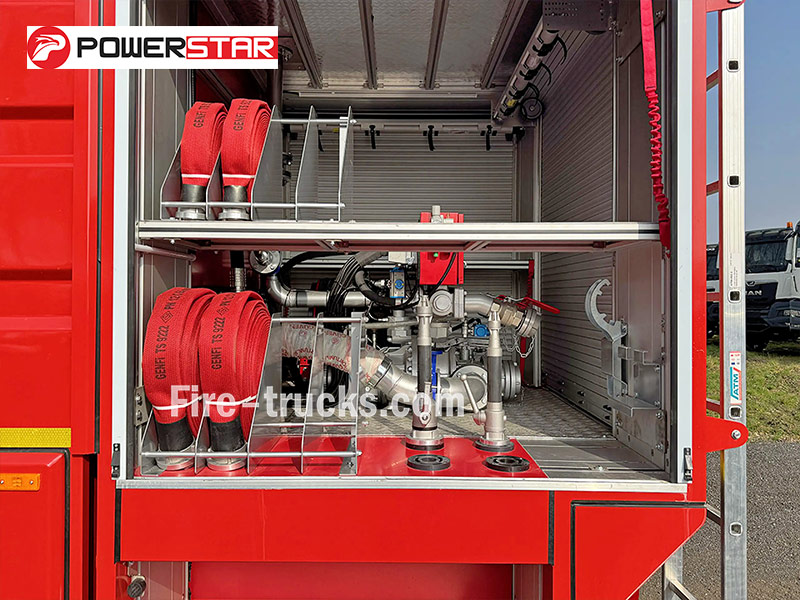 MAN TGM 4x4 Foam Pumper Apparatus 5000L Water Foam CINAR 3000 N FIRE PUMP