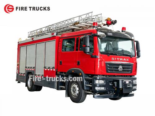 HOWO Emergency Rescue Fire Fighting Truck